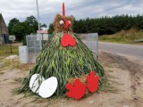 Dekoracje dożynkowe w gminie Szamocin. Zobaczcie jakie pomysłowe!