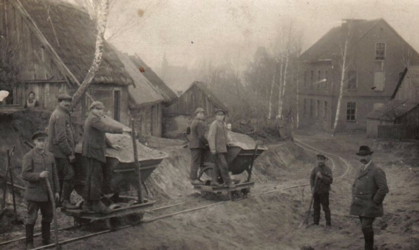 Budowa ulicy Kaszubskiej w Borowym Młynie - 1926