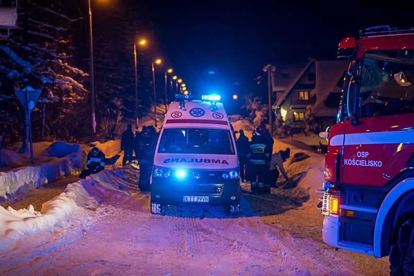 Kościelisko: Wypadek podczas kuligu. Turyści wypadli z góralskich sań