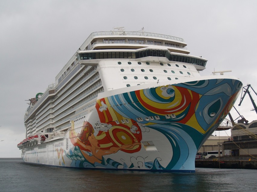 Norwegian Getaway pojawił się wczoraj w Gdyni. Zarząd...