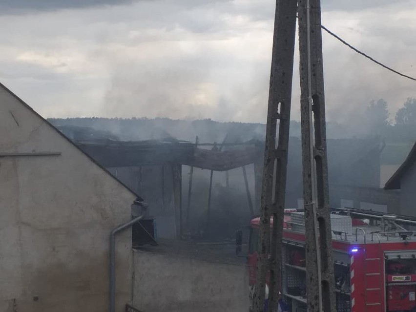 W środę doszło do pożaru stodoły w miescowości Wiktorówko