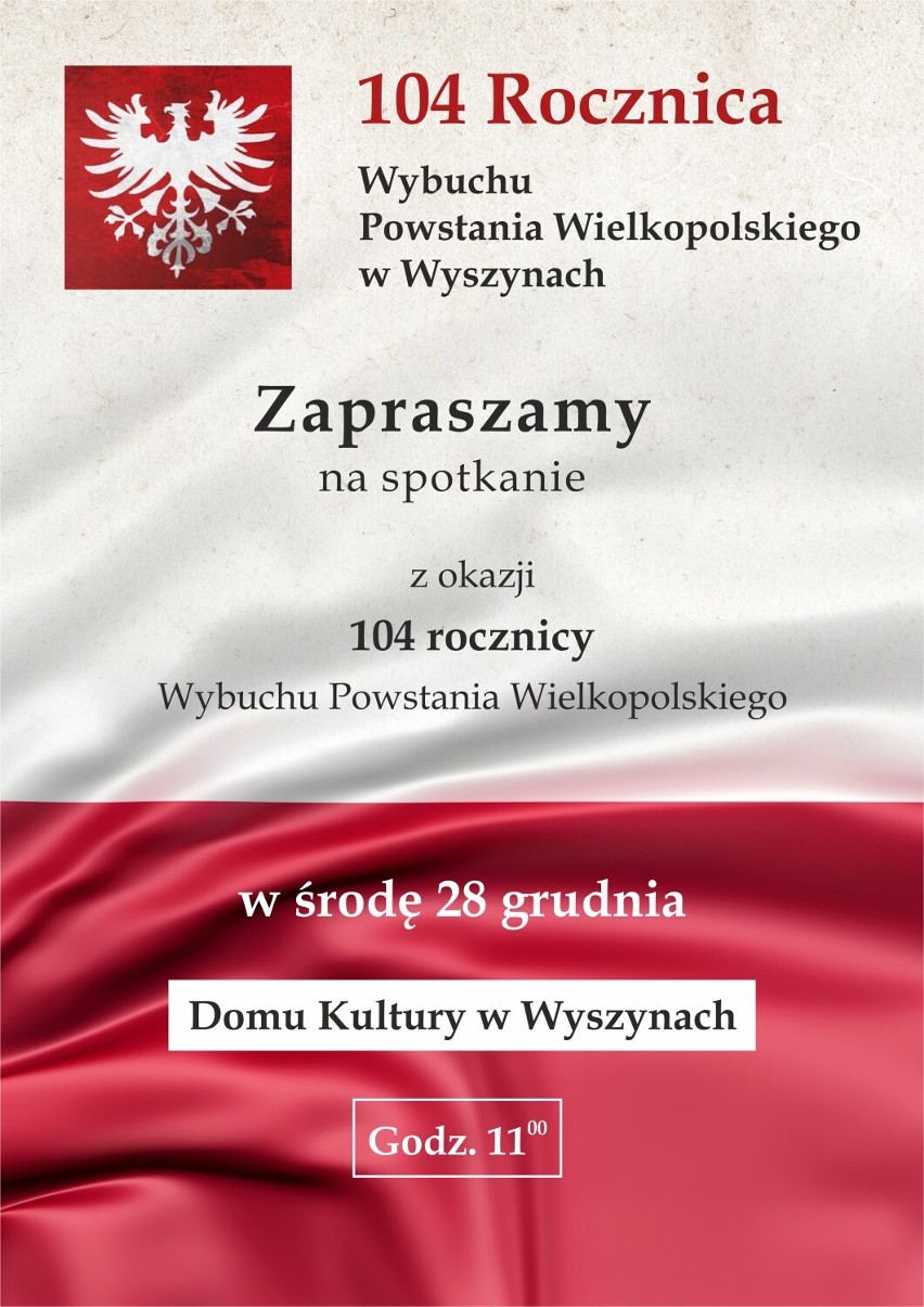 Uroczystości związane z Narodowym Dniem Pamięci Zwycięskiego Powstania Wielkopolskiego