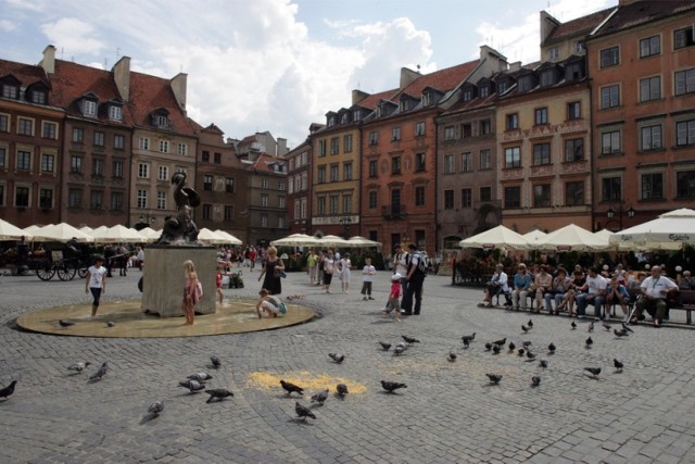 Kamienice na Starówce w Warszawie