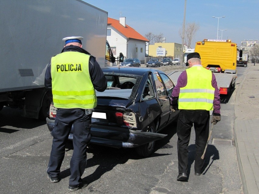 Wypadek na Okrzei we Włocławku
