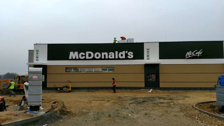 Tak McDonald's wyglądał jeszcze w czasie budowy