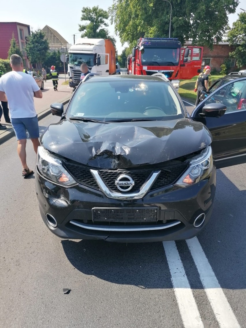 Człuchów. Wypadek na odcinku drogi Chojnice - Jastrowie.