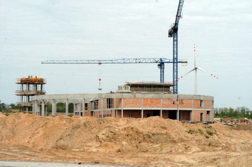 Aquapark w Słupsku: Zobacz jak wyglądaja majowe prace na placu budowy [FOTO+FILM]