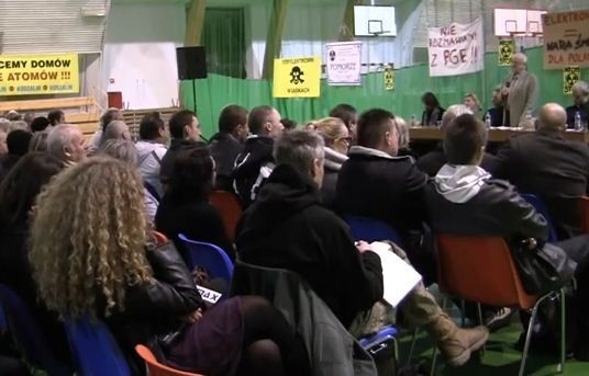 W Mielnie doszło do spotkania osób, które są przeciwko atomowi w Gąskach