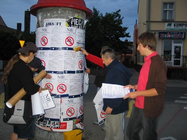 Przeciw biogazowni protestowali też mieszkańcy Nowego Tomyśla