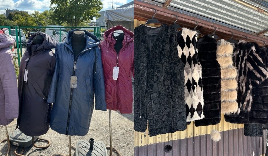 Jesienna moda na kieleckich bazarach. Po ile kurtki i...