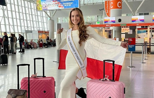 Oliwia Mikulska z Żar jest już w Chinch, gdzie będzie reprezentować Polskę w konkursie Miss Friendship International