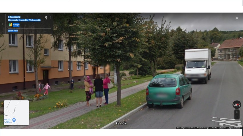 Przyłapani przez Google Street View na ulicach Miasteczka Krajeńskiego. Rozpoznajesz kogoś? 