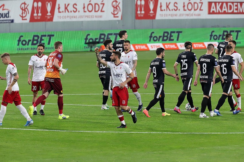 Tak ŁKS Łódź przegrał z Jagiellonią Białystok 0:3
