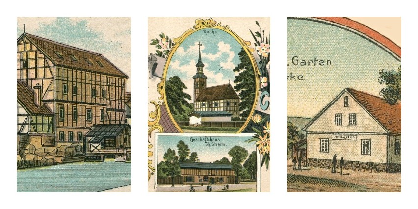 25 historycznych pocztówek i grafik z powiatu gdańskiego. Pruszcz, Kolbudy, Mierzeszyn, Juszkowo i wiele innych miejsc |GALERIA
