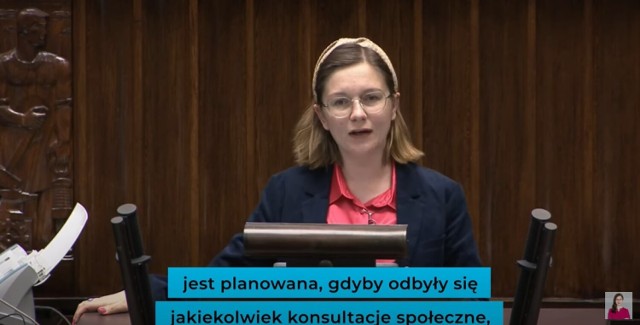 Posłanka w Sejmie opowiedziała o problemie mieszkańców Gawron (gm. Łęczyca).