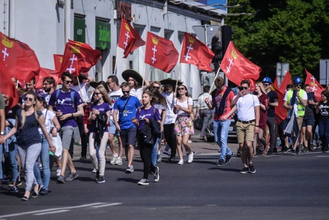 Juwenalia Gdańskie 2018.Tradycji musiało stać się zadość i studenci otrzymali od prezydenta Gdańska klucze do bram miasta.