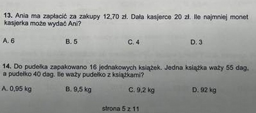 SPRAWDZIAN SZÓSTOKLASISTY 2013 CKE ARKUSZE ODPOWIEDZI