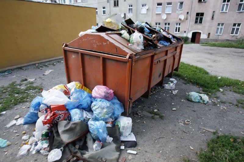 Legnica: Podwórko tonie w śmieciach.(ZDJĘCIA)