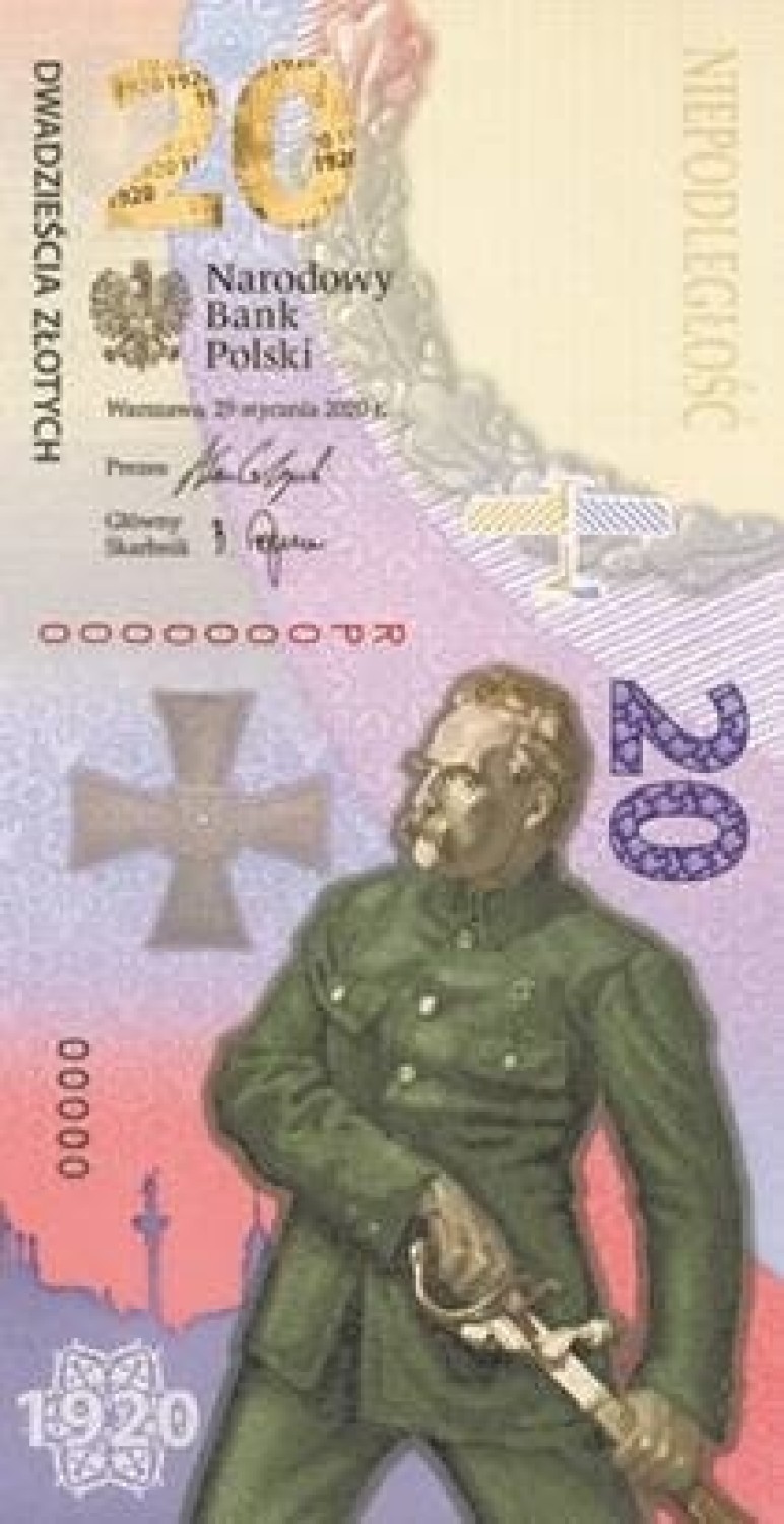 NBP wyemitował banknot kolekcjonerski na 100. rocznicę Bitwy Warszawskiej                 