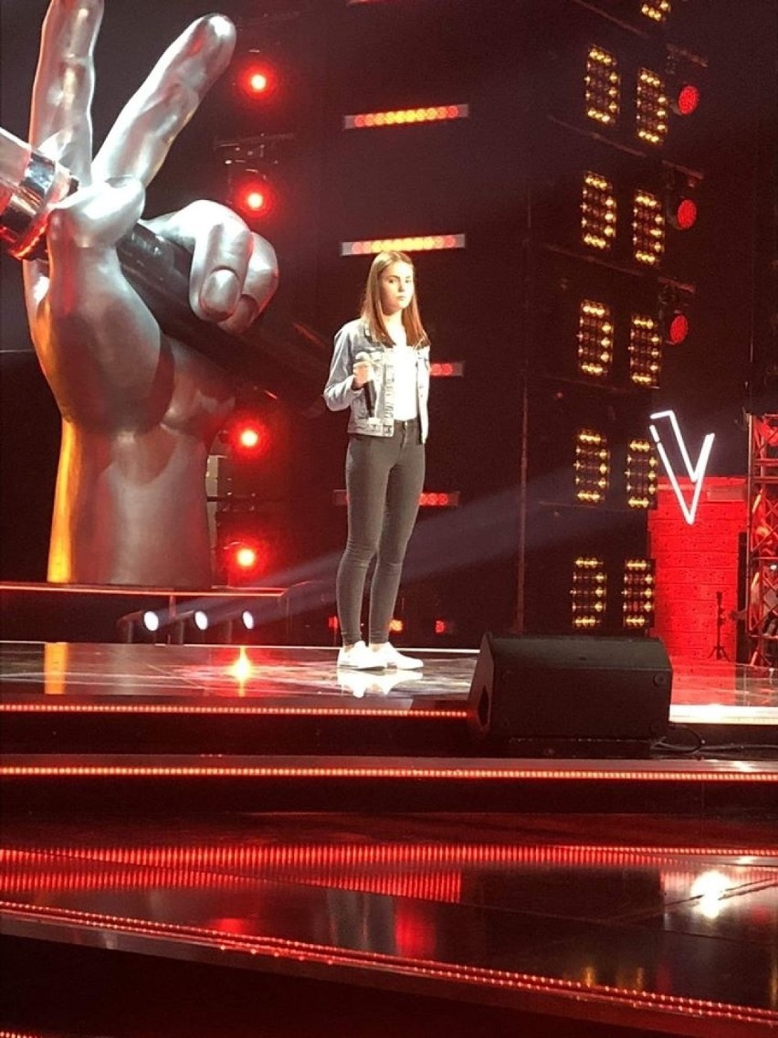 Aleksandra Pasek w programie The Voice Kids.