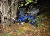 Wypadek w Korczynie. 18-latka wjechała quadem w drzewo, została poważnie ranna [ZDJĘCIA]