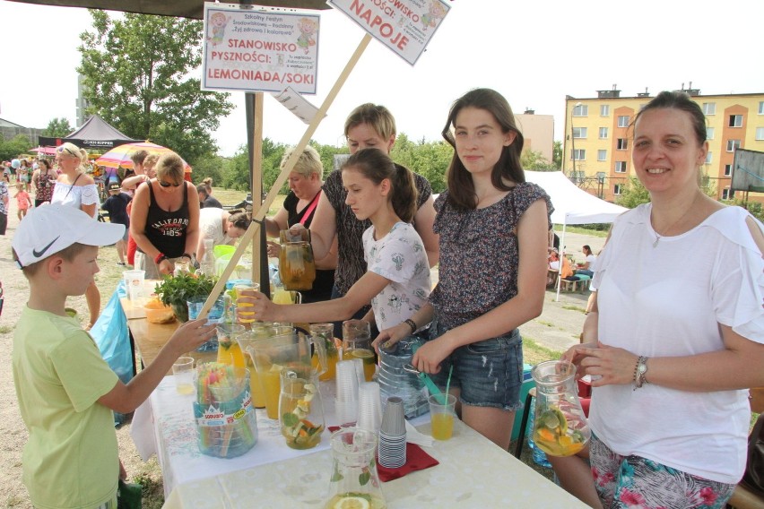 Piknik rodzinny przy Szkole Podstawowej numer 27 w Kielcach. Zabawa była świetna