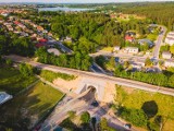 Wiadukt na ulicy Kochanowskiego w Chodzieży z lotu ptaka. Robi wrażenie? [ZDJĘCIA]