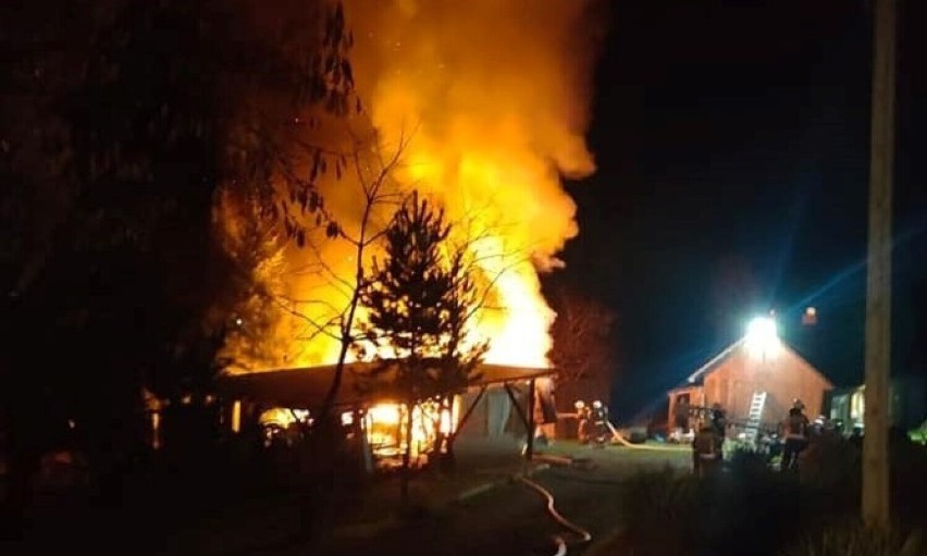 To drugi pożar na tej samej posesji w Zalasowej w ciągu...