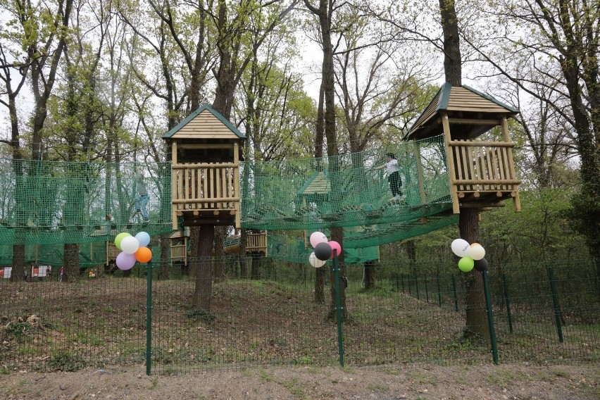 Linowy Park Zabaw w Legnickim Polu już otwarty, zobaczcie zdjęcia