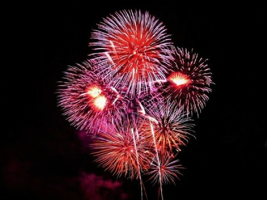 Przywitanie Nowego Roku 2024 w Koninie. Sztuczne ognie rozbłysły nad miastem [zdjęcia, wideo]