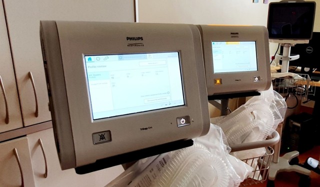 Oddział anestezjologii radomskiego szpitala dostał dwa respiratory, które będą wykorzystywane do ratowania chorych na COVID-19.