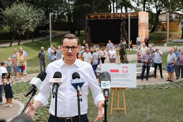W sobotę 29 lipca, premier Mateusz Morawiecki przyjechał do parku Furgoła w Czerwionce-Leszczynach