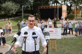 Premier Mateusz Morawiecki odwiedził park w Czerwionce. "Normalność to inwestycje z polską flagą"