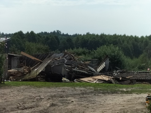 Tak gmina Burzenin wygląda po przejściu nawałnicy