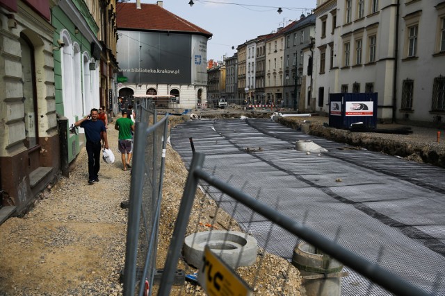 Remont ulicy Krakowskiej i mostu Piłsudskiego