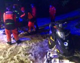 Nocna akcja poszukiwawcza w rejonie Małego Skrzycznego. Ratownicy GOPR uratowali młodego narciarza