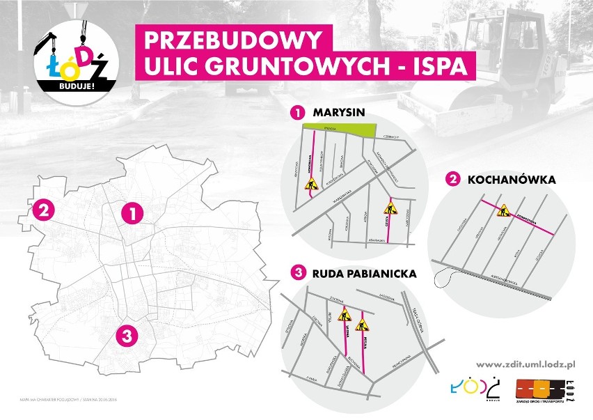 Kolejne drogi gruntowe w Łodzi zyskają nową nawierzchnię [MAPA]