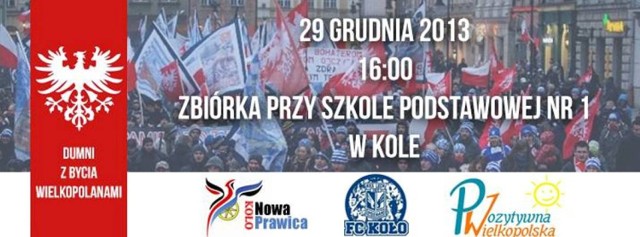 Marsz Powstania Wielkopolskiego w Kole