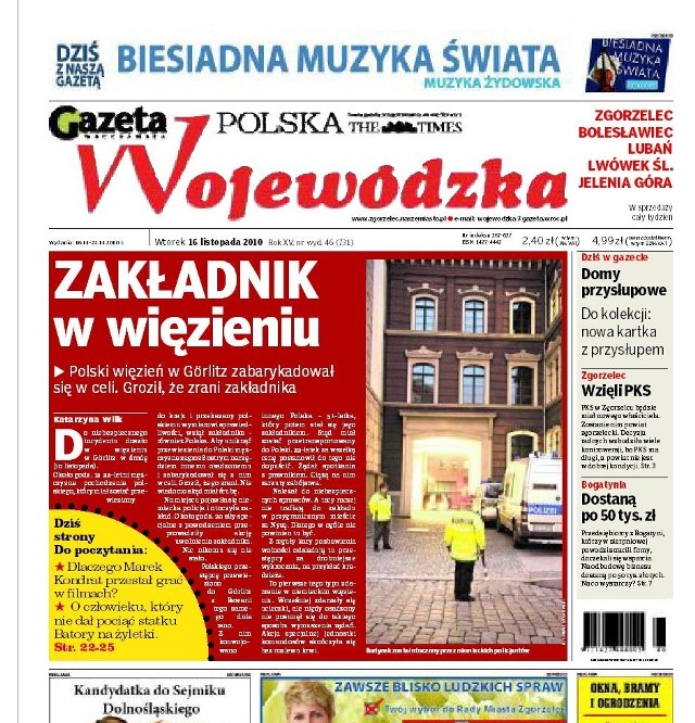 Od wtorku przez cały tydzień Gazeta Wojewódzka