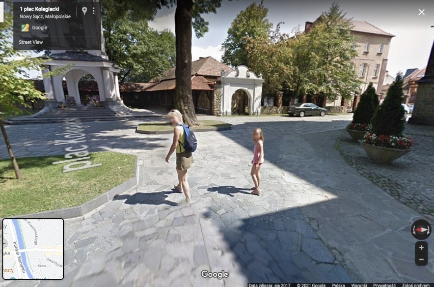 Sądeckie kościoły w Google Street View
