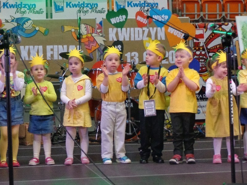 Kwidzyn: Dzieci z Przedszkola Ekologicznego wystąpiły podczas finału WOŚP