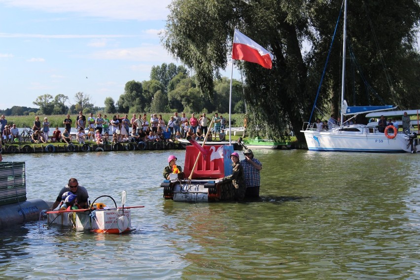 VI Święto Jeziora w Zbąszyniu. Pływanie na czymkolwiek 2016 [ZDJĘCIA]