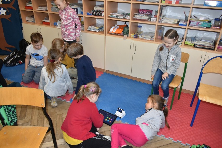 Zajęcia z programowania dla drugoklasistów w Szkole Podstawowej nr 2 w Brzezinach 