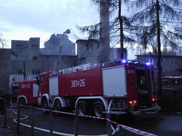 Pożar byłego browaru w Boguszowie-Gorcach miał miejsce 13 marca