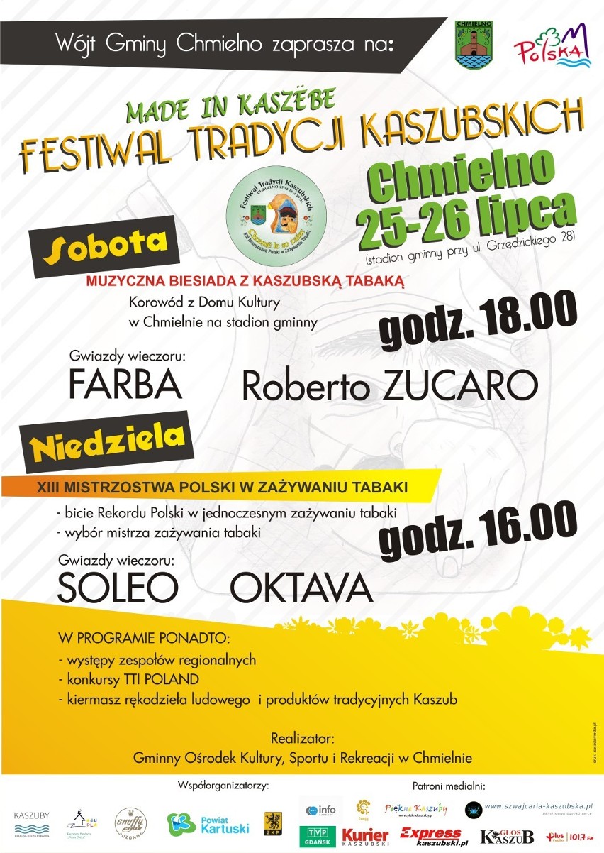 Festiwal Tradycji Kaszubskich - XIII Mistrzostwa Polski w Zażywaniu Tabaki w Chmielnie