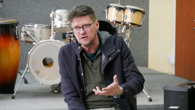 Wojciech Malajkat w Nysie. Aktor prowadził zajęcia dla studentów nyskiej PWSZ.