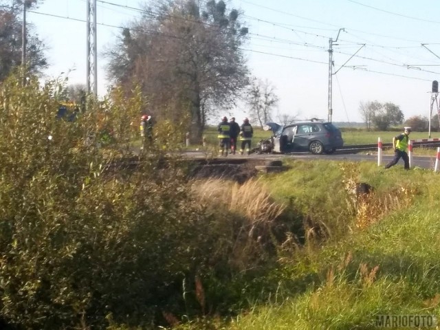 Do wypadku doszło we wtorek około godziny 13.30 na przejeździe w ciągu ul. Wrocławskiej w Brzegu.
