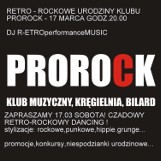 Retro-rockowe urodziny klubu Prorock w Sieradzu - w sobotę 17 marca