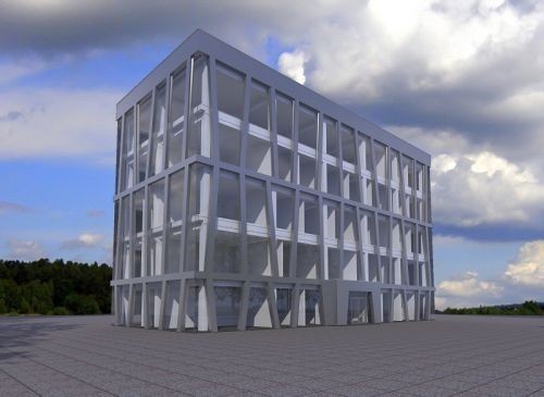 Tak, według wizji architekta, miałby się prezentować obecny biurowiec KLA przy ulicy Majkowskiej