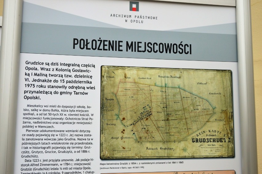 Grudzice dawnymi laty na wystawie Archiwum Państwowego w Opolu